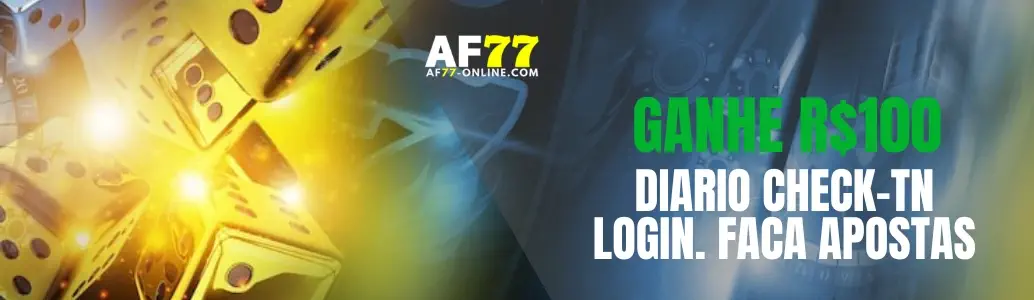 AF77 Promoções banner